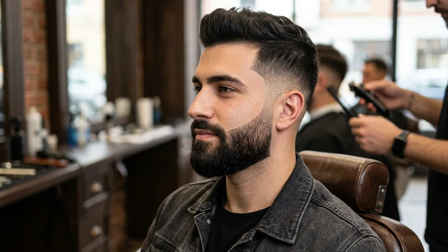 Faded Beard Lineup Style