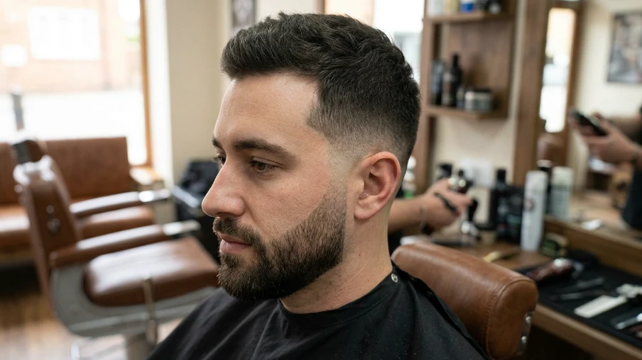 Faded Sideburn Beard