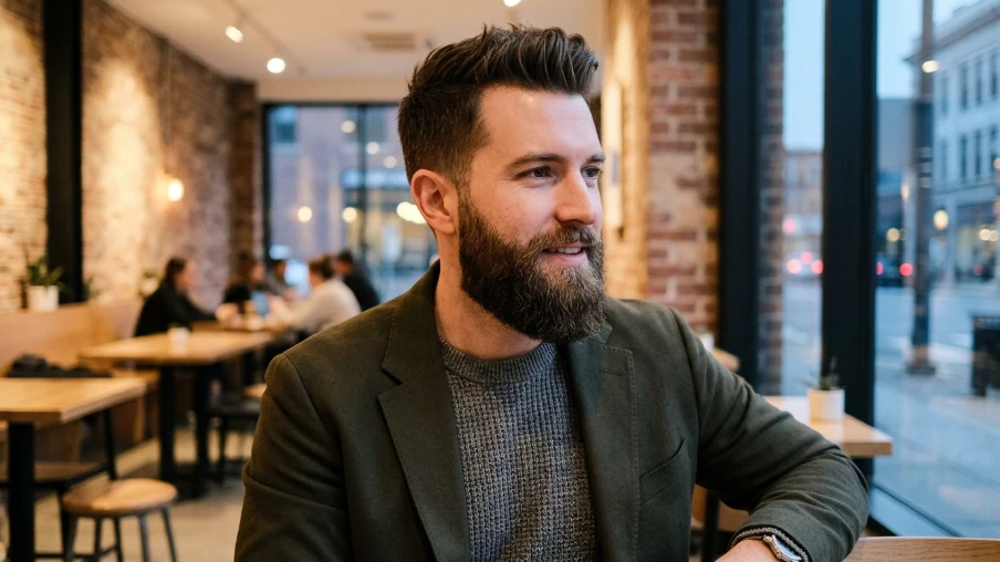 Modern Hipster Beard Style