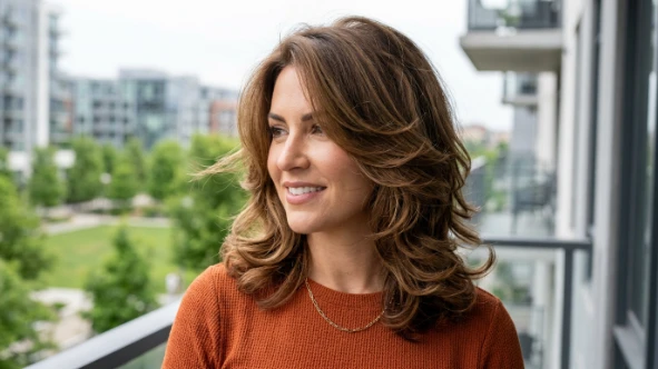 Shoulder Length Layered Hair with Volume