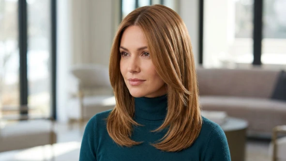 Straight Medium Layered Hair