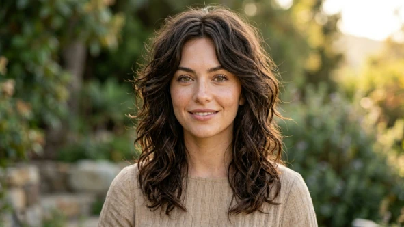 Wavy Layered Hairstyle