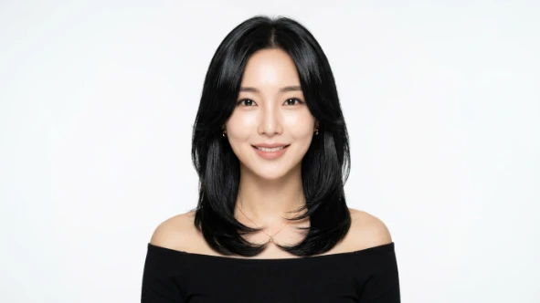 Korean Layered Haircut for Medium Hair