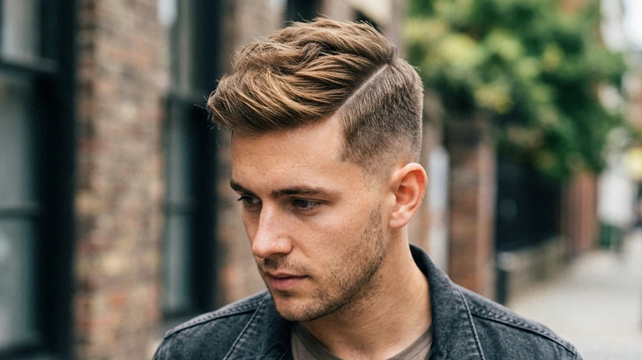 The Undercut with Light Brown Hair