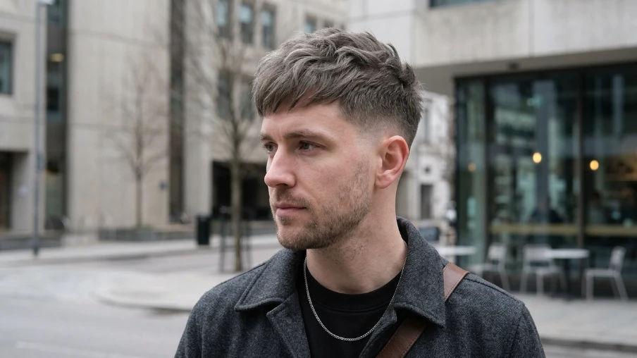 The Ash Brown Hair Men Style
