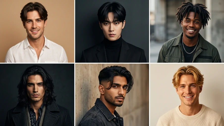 15 Ideas Modern Curtain Bangs Looks for Men to Try Now 2026