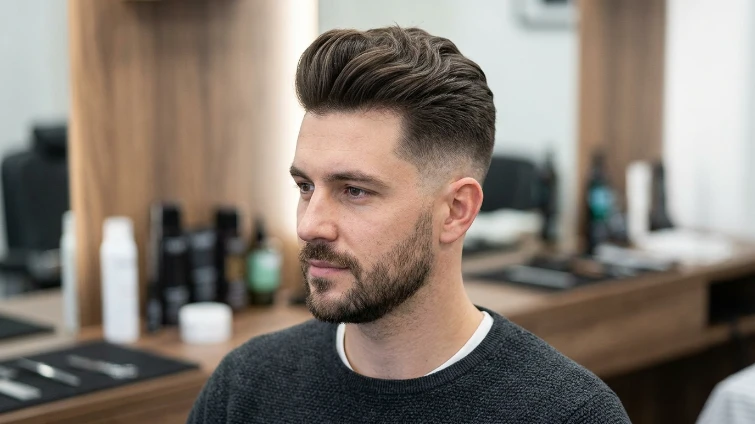 Pompadour Fade Haircut