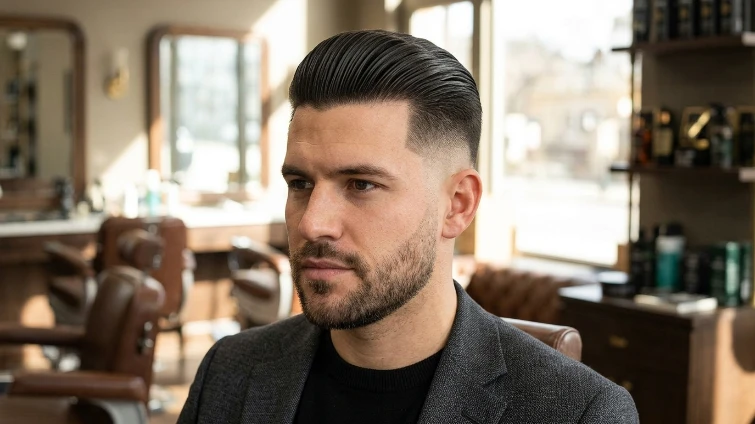 Slick Back Fade