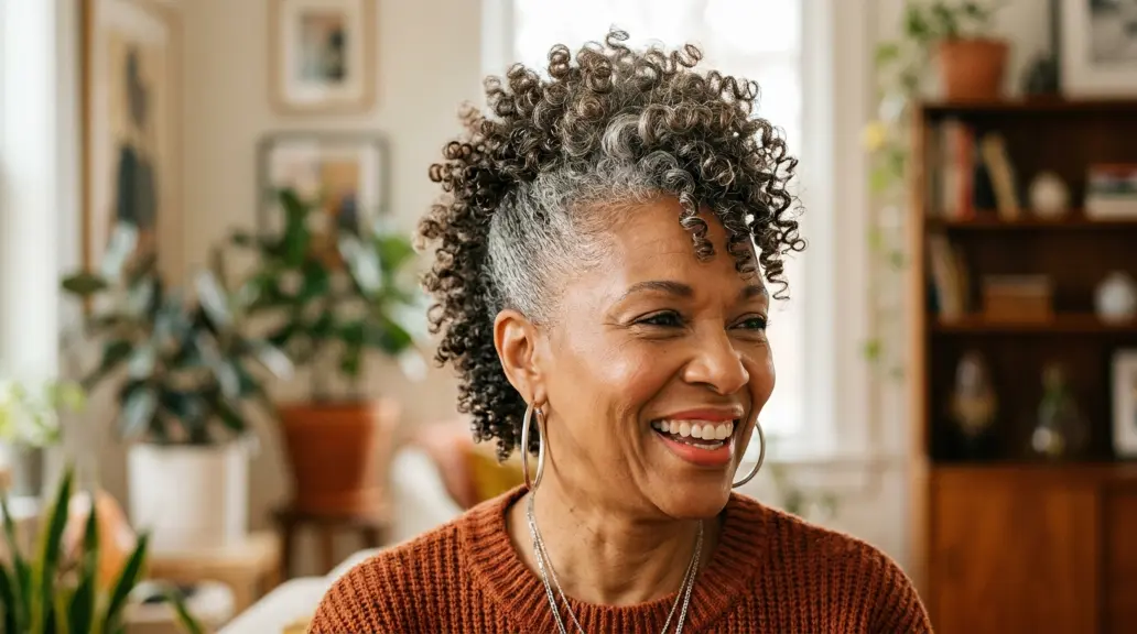 The Curly Defined Mohawk