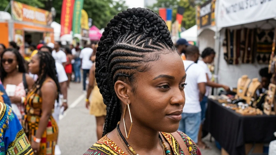 The Dragon Braid Mohawk