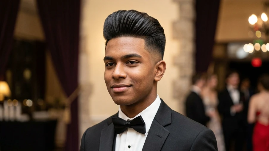 The Pompadour Prom Hairstyle