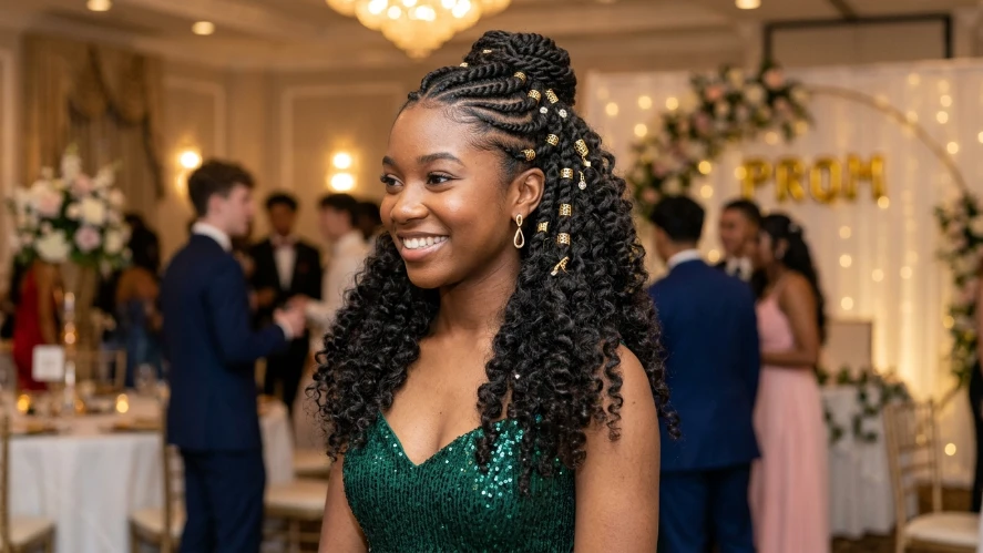 The Half Up Half Down Protective Style