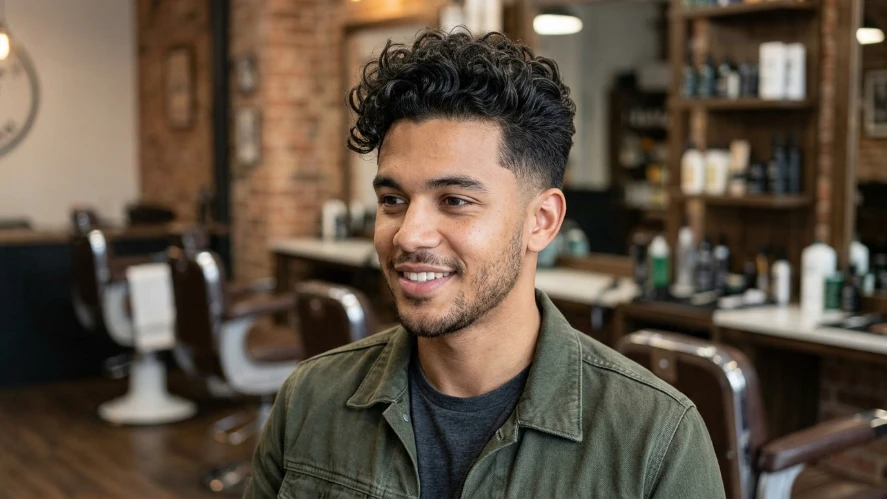 The Curly Quiff Hairstyle 