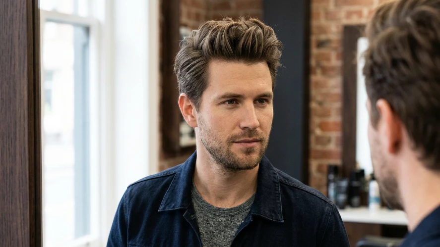The Textured Quiff Hairstyle