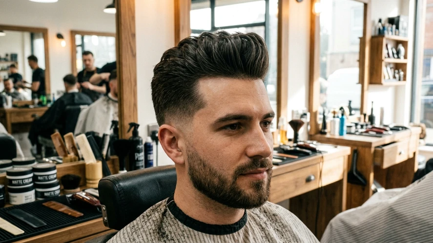 The Modern Quiff with Taper Fade
