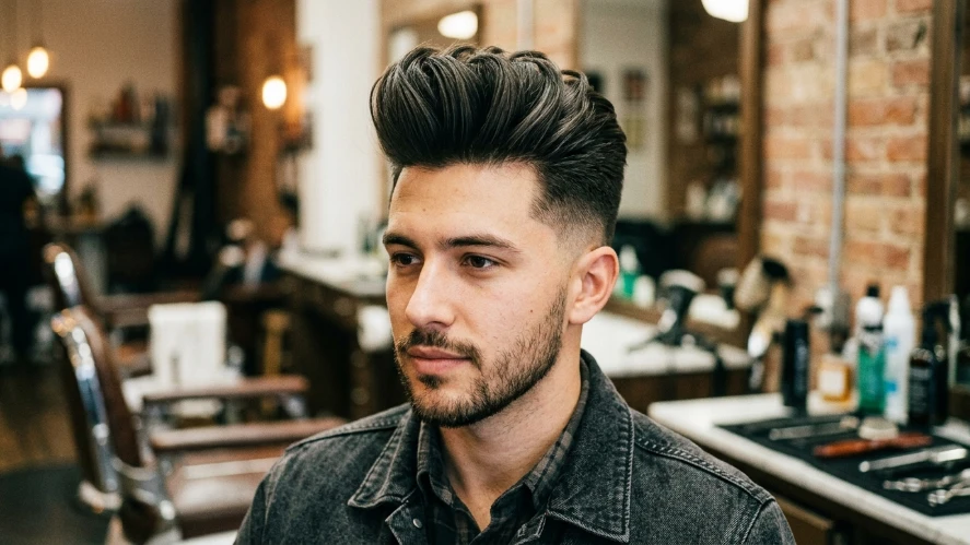 The Voluminous Quiff Hair