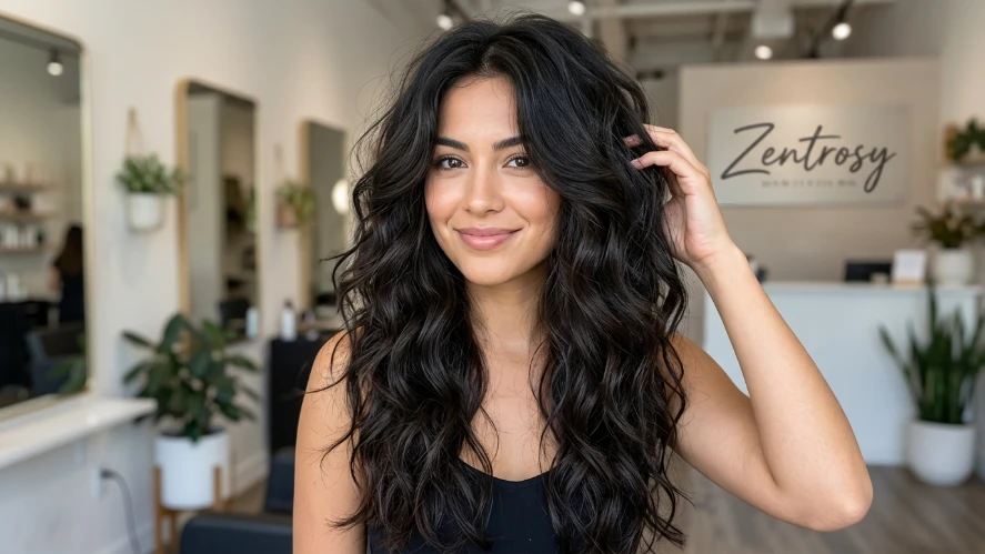 The Soft Shag Haircut for Thick Wavy Hair