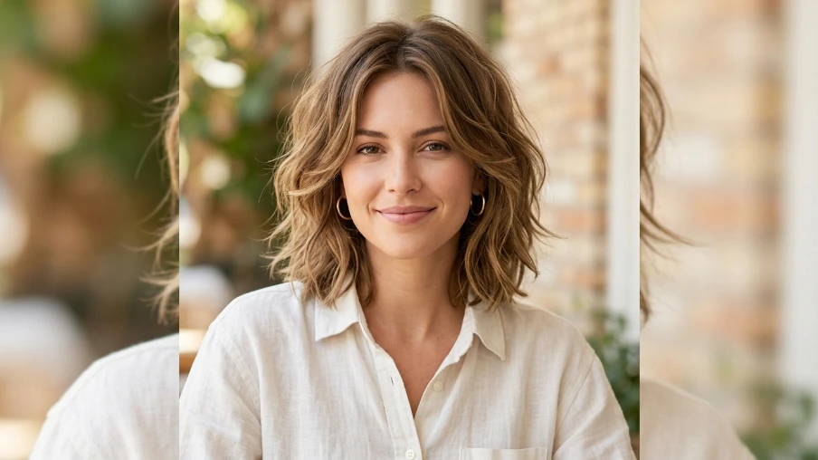 The Classic Layered Shaggy Bob