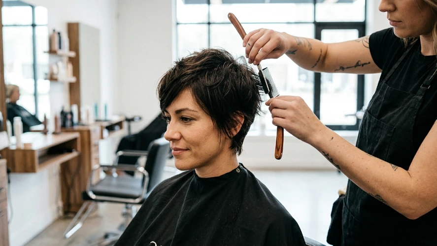 The Razor-Cut Shaggy Pixie