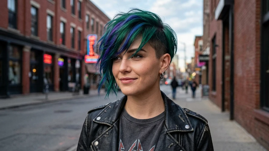 The Asymmetrical Shaggy Pixie