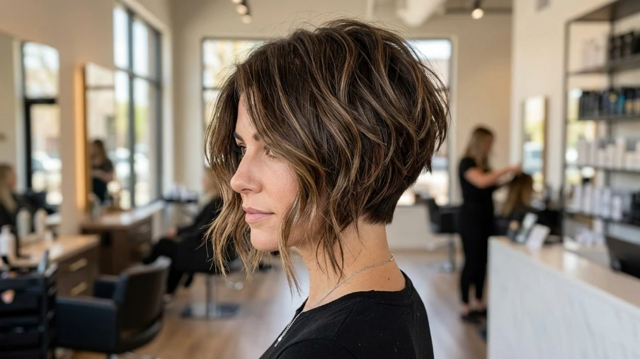 The Stacked Shaggy Bob