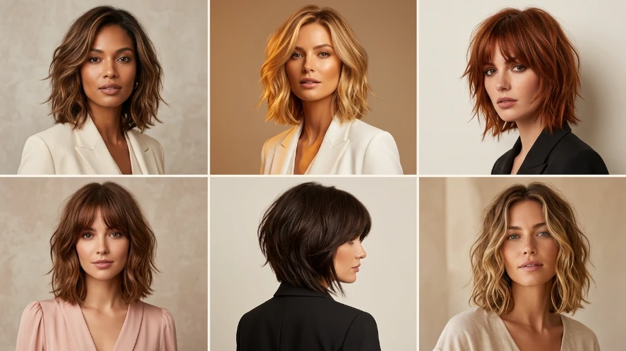 15 Ideas Shaggy Bob Haircuts for Stylish New Look 2026 Now