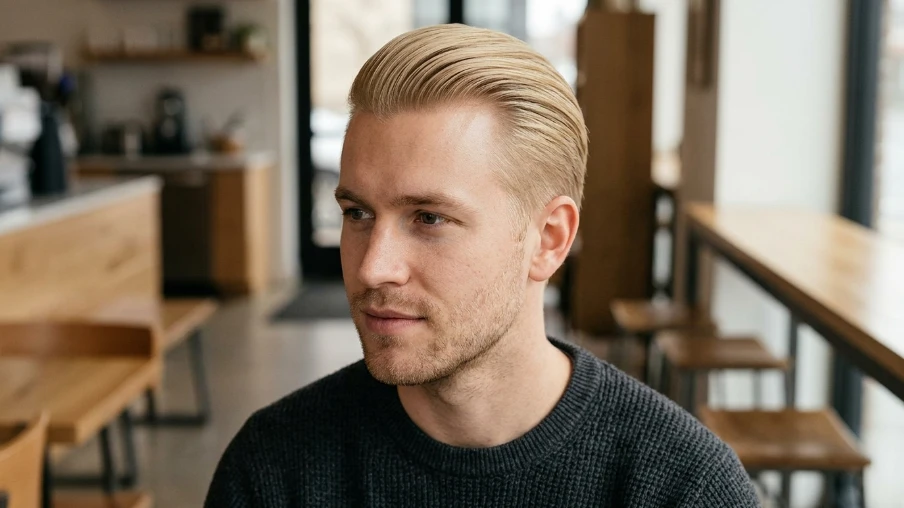 The Classic Vanilla Blonde Slick Back