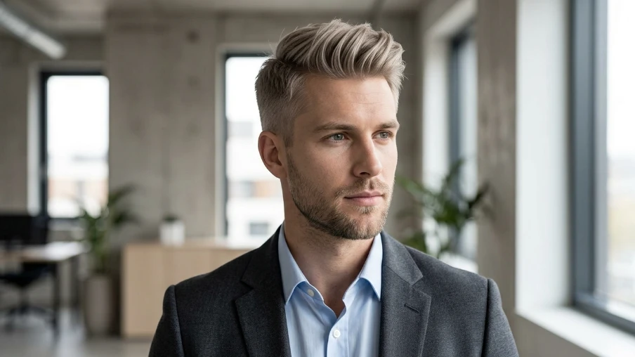 The Ash Blonde Hair Men Style
