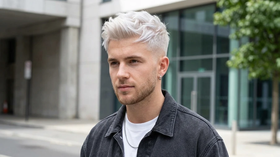The Platinum Blonde Straight Hair Look