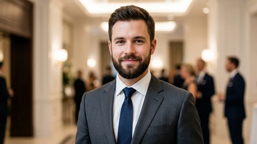 Neat Rounded Beard
