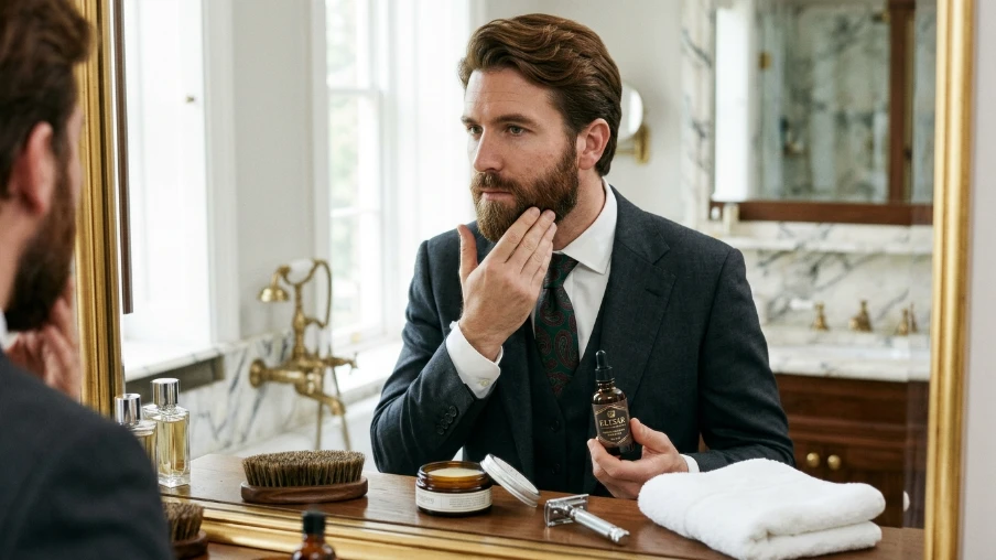 Luxury Beard Style with Beard Oil