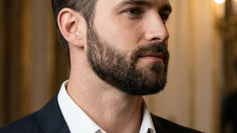 Clean Neckline Beard