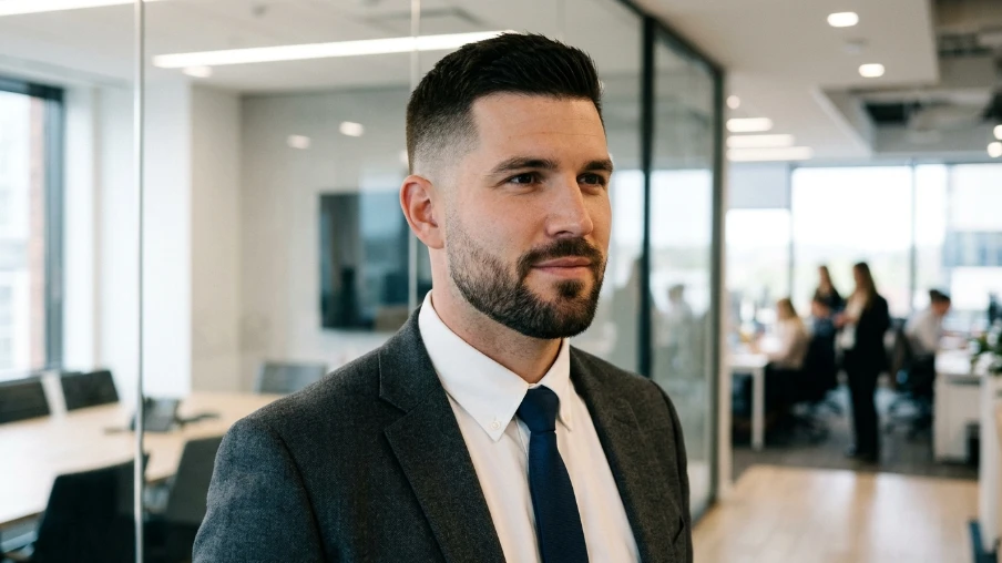 Corporate Stubble with Fade
