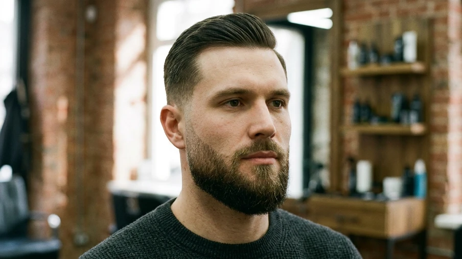 Faded Beard for Square Face