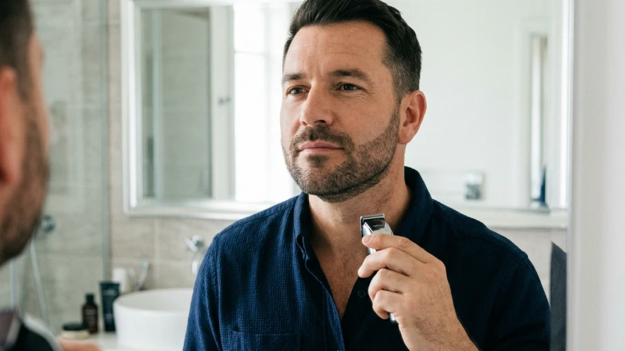 Designer Stubble with Defined Shape