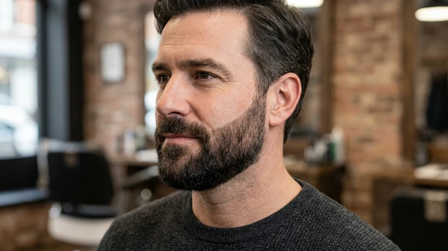 Defined Jawline Beard with Side Control