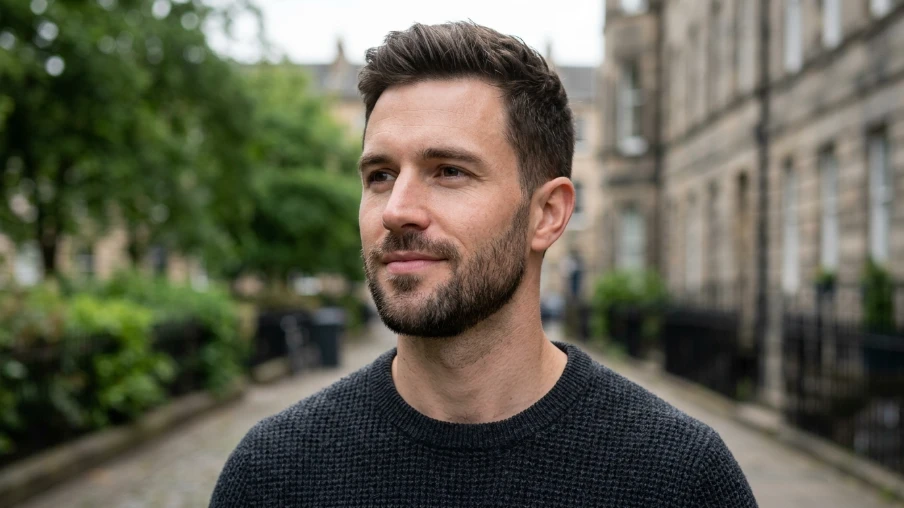 Stubble Beard for Double Chin