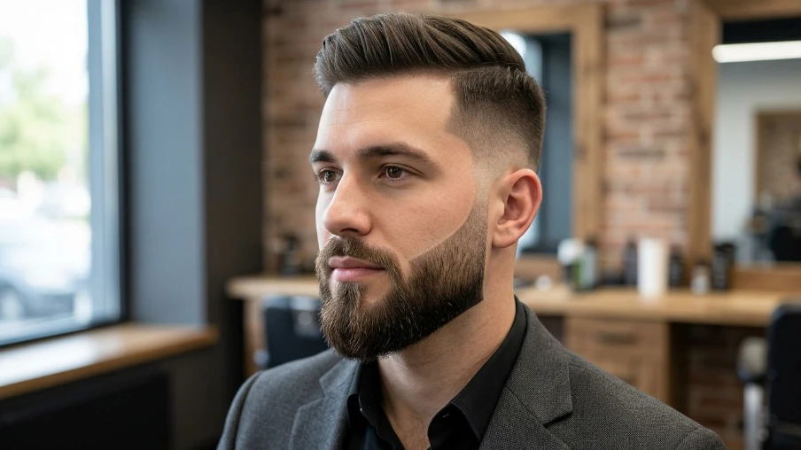 The Modern Barber Beard Trend: Faded and Sculpted