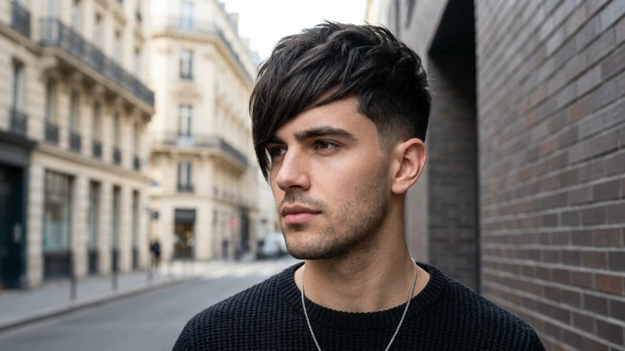 Angular Fringe for Thick Hair