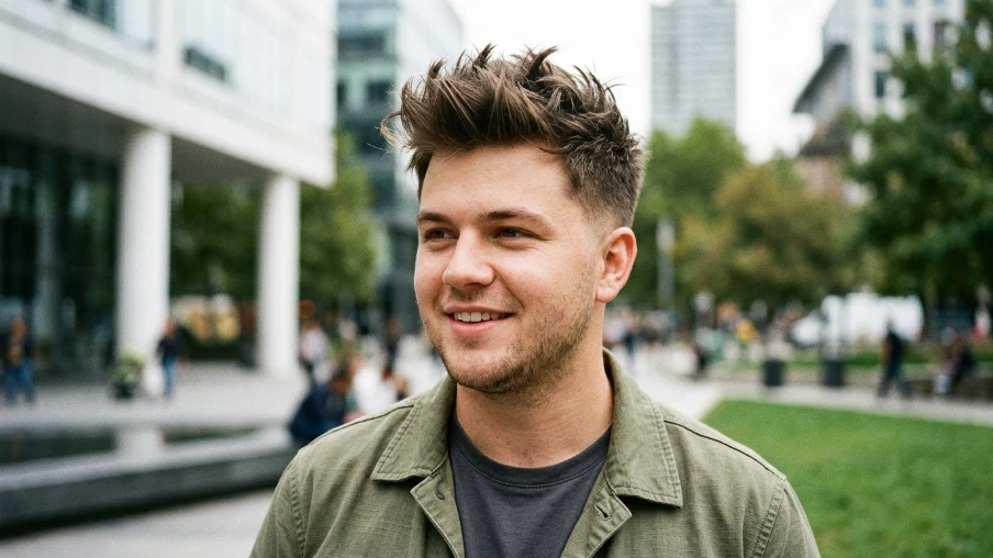 Textured Spiky Hairstyle