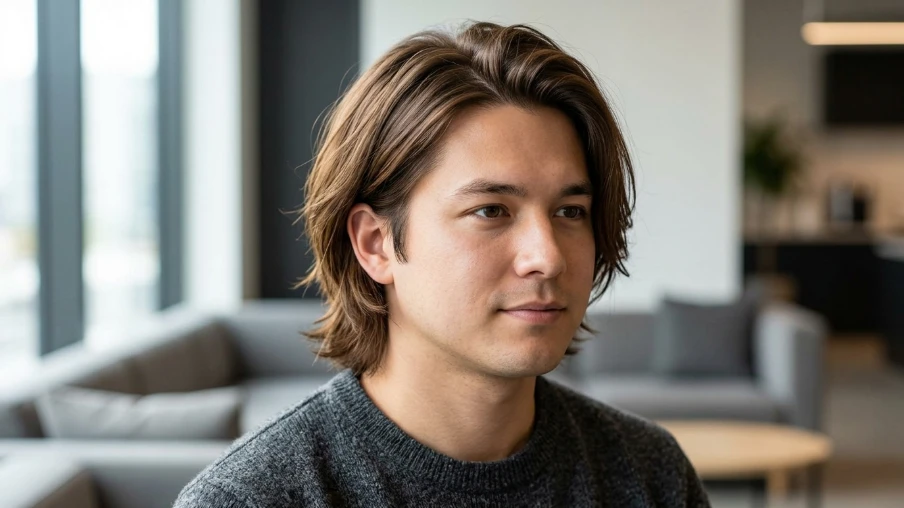 Medium Length Hairstyle with Layers