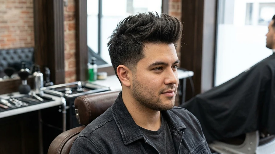 Layered Haircut with Volume Top