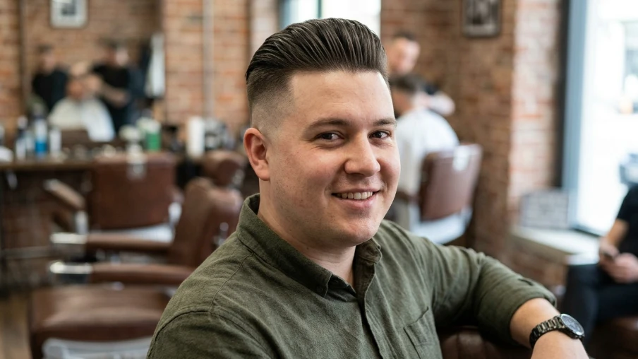 Undercut for Round Face