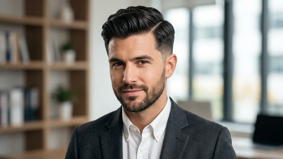 Side Part Hairstyle for Thick Hair