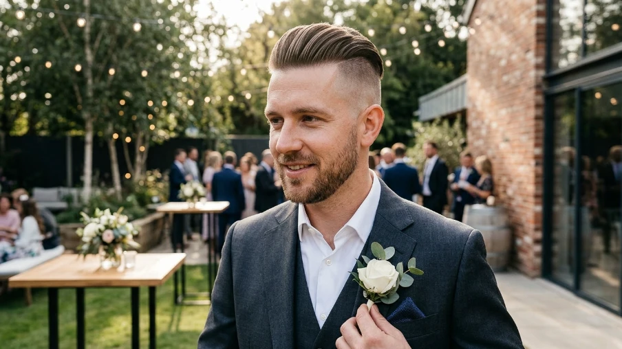 Undercut Groom Hairstyle