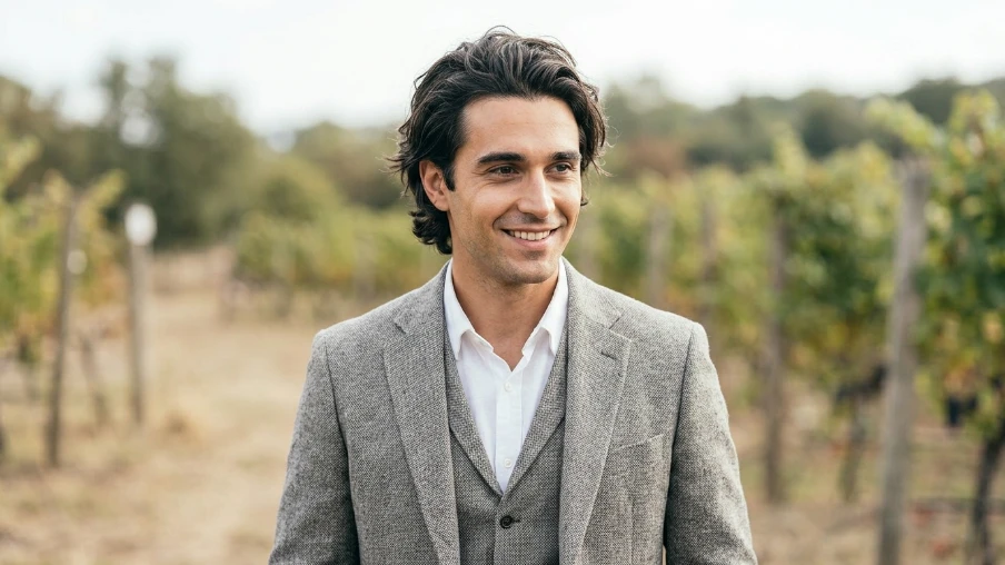 Medium Length Wedding Hair for Men